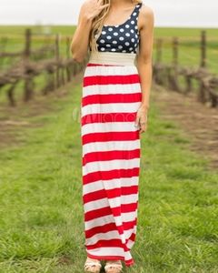 American Flag Maxi Dress Size L